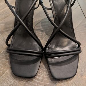 BP Black Strappy Heels